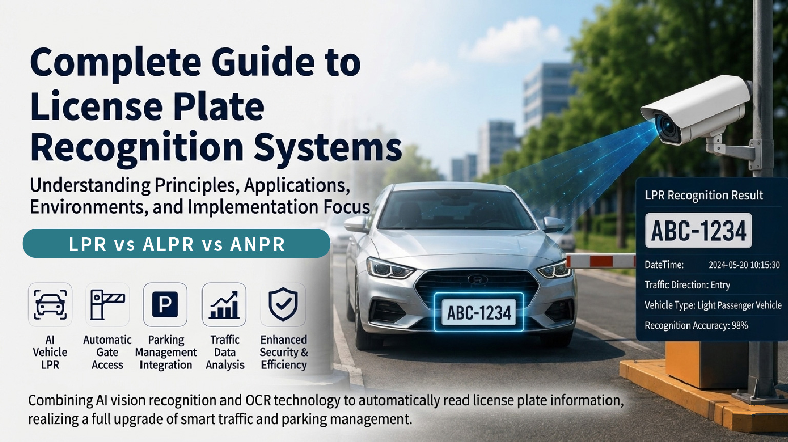 What Is License Plate Recognition System (LPR/ANPR/ALPR)?