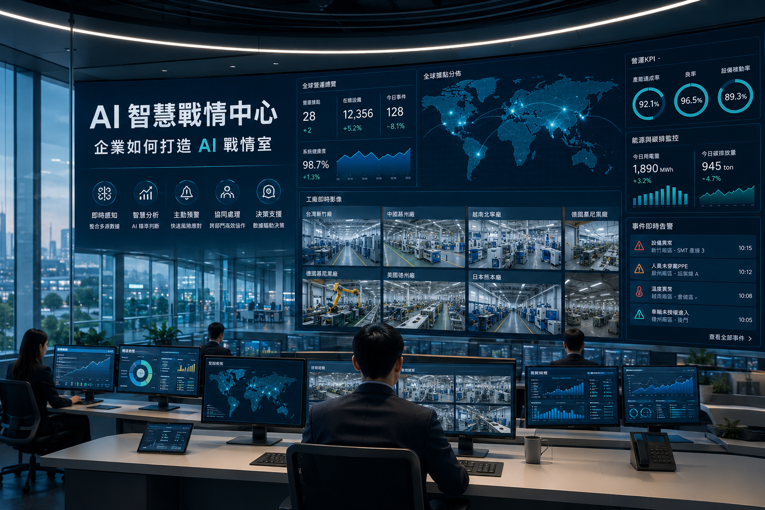 AI 智慧戰情中心(Command Center)是什麼?企業如何打造 AI 戰情室